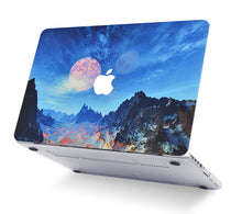 Load image into Gallery viewer, LuvCase Macbook Case - Paint Collection - Mountain with Moon
