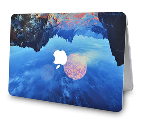 LuvCase Macbook Case - Paint Collection - Mountain with Moon