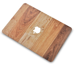 LuvCase Macbook Case - Color Collection - Mixed Wood with Matching Keyboard Cover ,Screen Protector ,Sleeve