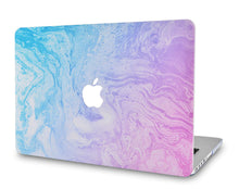 Load image into Gallery viewer, LuvCase Macbook Case - Marble Collection - Teal and Purple Marble