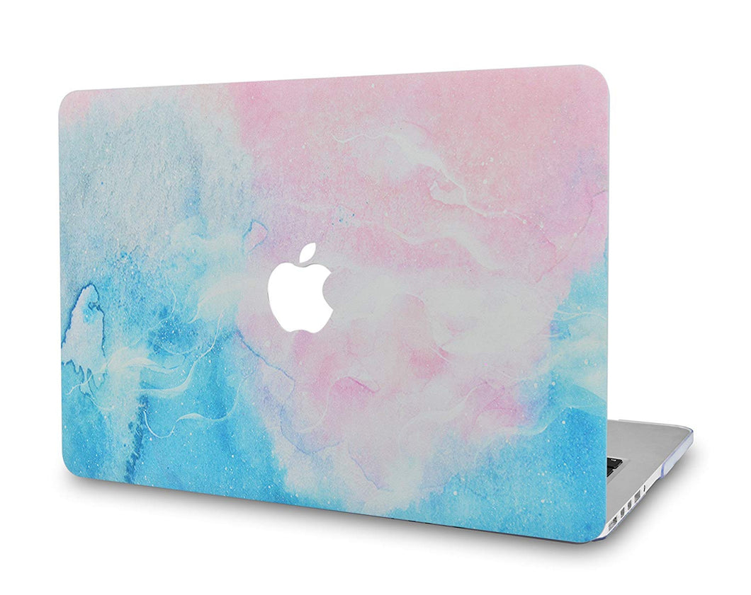 LuvCase Macbook Case - Marble Collection - Pink Blue Marble