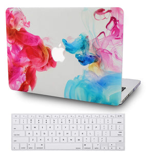 LuvCase Macbook Case Bundle - Paint Collection - Oil Paint with Keyboard Cover