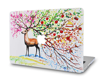 LuvCase Macbook Case - Paint Collection - Four Season Tree 2