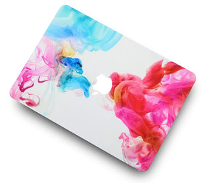 LuvCase Macbook Case Bundle - Paint Collection - Oil Paint with Keyboard Cover