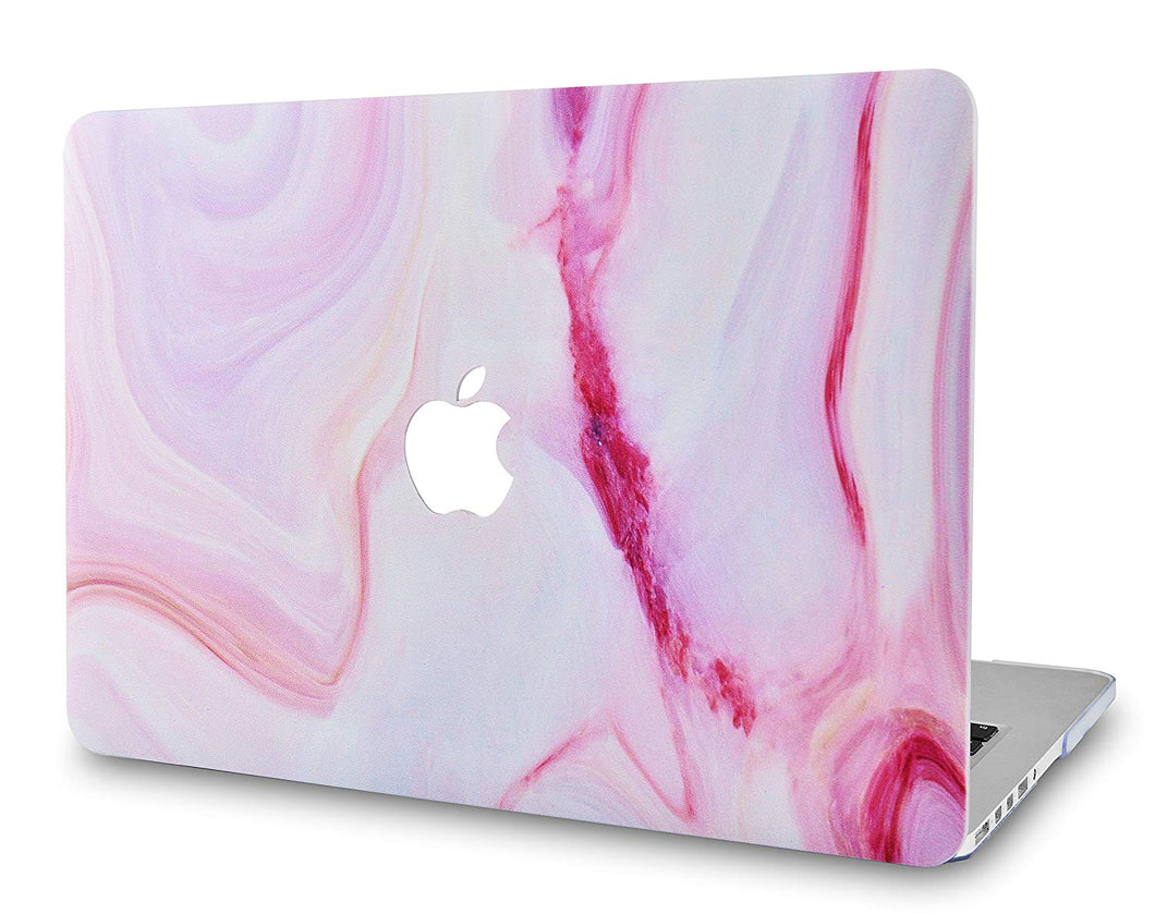 LuvCase Macbook Case - Marble Collection - Pink Marble 3
