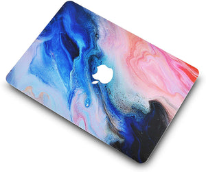 LuvCase Macbook Case Bundle - Paint Collection - Oil Paint 4 with Keyboard Cover and Screen Protector