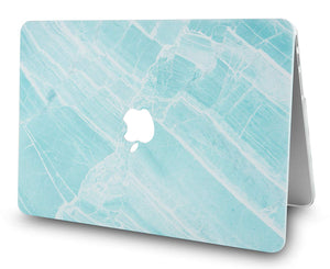 LuvCase Macbook Case - Marble Collection - Blue White Marble 2