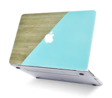 Load image into Gallery viewer, LuvCase Macbook Case - Wood Collection - Green Brown Wood