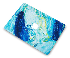 LuvCase Macbook Case Bundle - Paint Collection - Ocean with Keyboard Cover