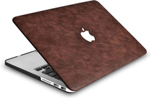 Load image into Gallery viewer, LuvCase Macbook Case Bundle - Leather Collection - Brown Cow Leather with Keyboard Cover and Screen Protector