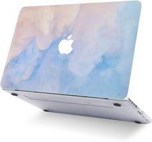 Load image into Gallery viewer, LuvCase Macbook Case Bundle - Paint Collection - Blue Mist with Keyboard Cover and Webcam Cover