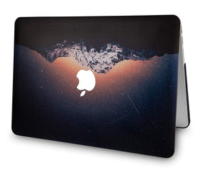 LuvCase Macbook Case Bundle - Color Collection - Shooting Stars with Keyboard Cover and Screen Protector
