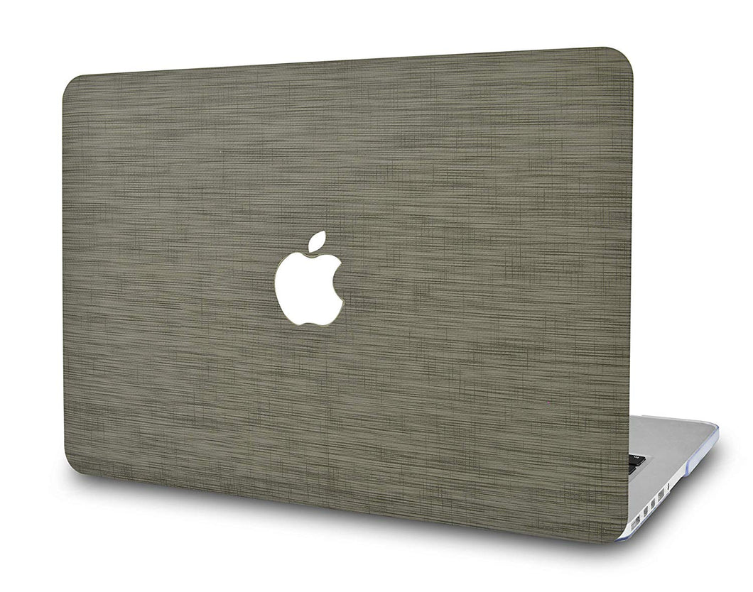 LuvCase Macbook Case - Leather Collection - Dark Green Saffiano Leather