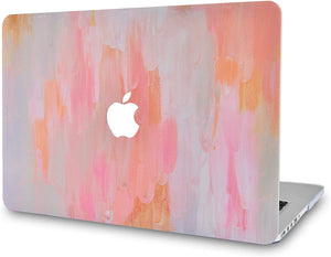 LuvCase Macbook Case 5 in 1 Bundle - Paint Collection - Mist 13 with Sleeve, Keyboard Cover, Screen Protector and USB Hub 3.0
