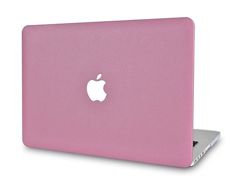 LuvCase Macbook Case - Leather Collection - Pink Leather