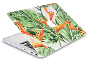 LuvCase Copy of ook Case - Flower Collection - Paradise Flower with Keyboard Cover ,Screen Protector ,Slim Sleeve ,Pouch