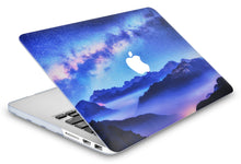 Load image into Gallery viewer, LuvCase Macbook Case - Color Collection -Starry Mountain with Matching Keyboard Cover