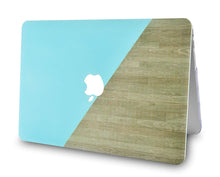 Load image into Gallery viewer, LuvCase Macbook Case - Wood Collection - Green Brown Wood