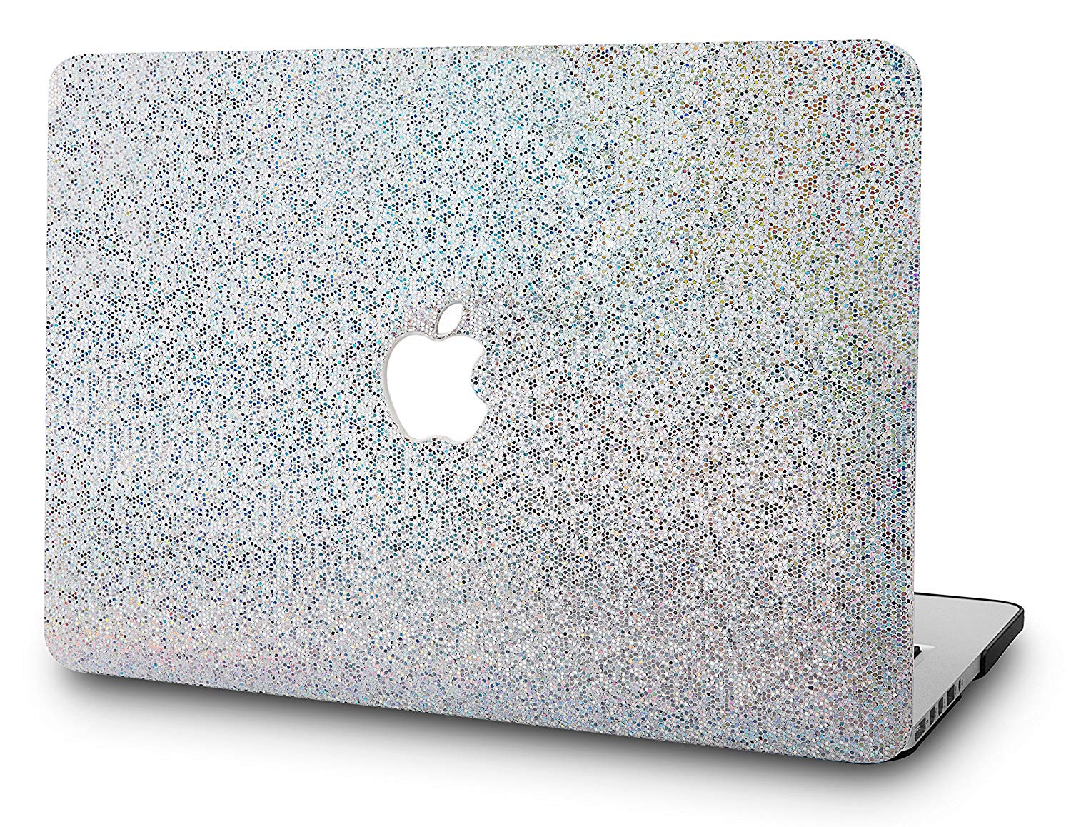 LuvCase Macbook Case Color Collection Silver Glitter