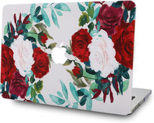 Load image into Gallery viewer, LuvCase Macbook Case 5 in 1 Bundle - Flower Collection - Flower 25 with Sleeve, Keyboard Cover, Screen Protector and USB Hub 3.0