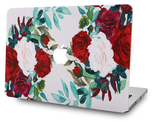 LuvCase Macbook Case Bundle - Flower Collection - Flower 25 with Keyboard Cover