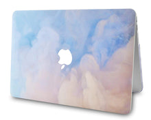 Load image into Gallery viewer, LuvCase Macbook Case 4 in 1 Bundle - Paint Collection - Blue Mist with Keyboard Cover, Screen Protector and Pouch