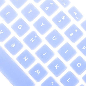LuvCase Macbook US/CA Keyboard Cover - Color Collection - Serenity Blue