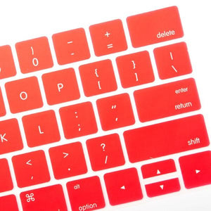 LuvCase Macbook US/CA Keyboard Cover - Color Collection - Red