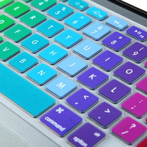 LuvCase Macbook US/CA Keyboard Cover - Color Collection - Rainbow