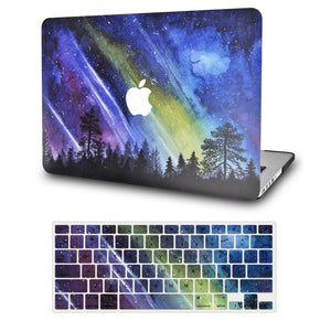 LuvCase Macbook Case - Color Collection -Meteor shower with Matching Keyboard Cover