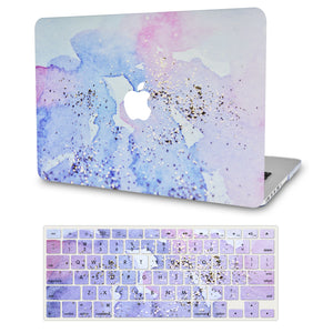 LuvCase Macbook Case - Color Collection -Vibes with Matching Keyboard Cover