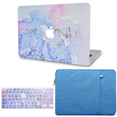 LuvCase Macbook Case - Color Collection - Vibes with with Matching Keyboard Cover ,Sleeve