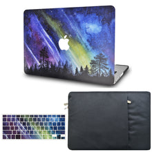 Load image into Gallery viewer, LuvCase Macbook Case - Color Collection - Meteor shower with with Matching Keyboard Cover and Sleeve