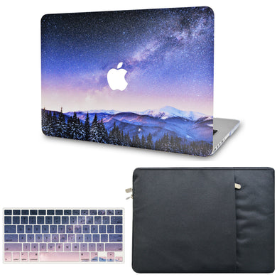 LuvCase Macbook Case - Color Collection - Slient Sky with with Matching Keyboard Cover ,Sleeve