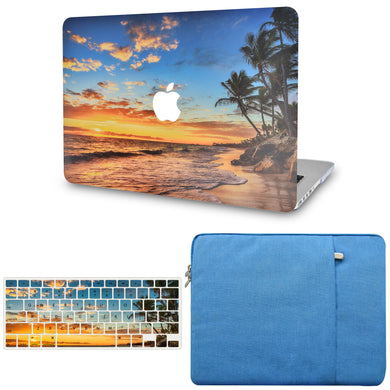 LuvCase Macbook Case - Color Collection - Sunset with with Matching Keyboard Cover ,Sleeve