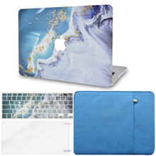 Load image into Gallery viewer, LuvCase Macbook Case - Color Collection - Green Swirl with with Matching Keyboard Cover ,Sleeve
