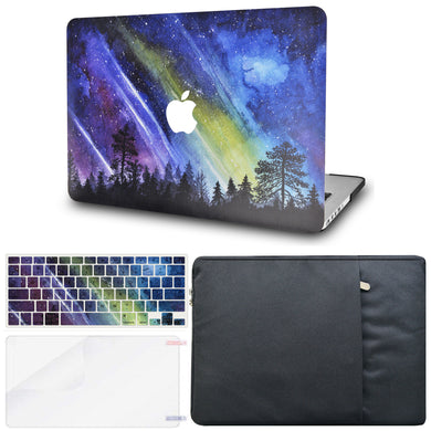LuvCase Macbook Case - Color Collection - Meteor shower with Matching Keyboard Cover ,Screen Protector ,Sleeve