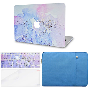 LuvCase Macbook Case - Color Collection - Vibes with Matching Keyboard Cover ,Screen Protector ,Sleeve