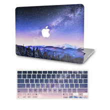 Load image into Gallery viewer, LuvCase Macbook Case - Color Collection -Slient Sky with Matching Keyboard Cover
