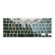 Load image into Gallery viewer, LuvCase Macbook Case - Color Collection -Forest Mountain with Matching Keyboard Cover