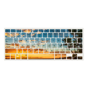 LuvCase Macbook Case - Color Collection -Sunset with Matching Keyboard Cover