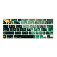 Load image into Gallery viewer, LuvCase MacBook Case  - Marble Collection - Emerald Marble with Sleeve and Keyboard Cover