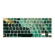 Load image into Gallery viewer, LuvCase Macbook Case Bundle -Marble Collection - Emerald Marble with Keyboard Cover