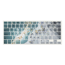 Load image into Gallery viewer, LuvCase Macbook Case - Color Collection - Green Swirl with with Matching Keyboard Cover ,Sleeve