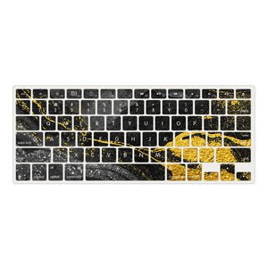 LuvCase Macbook Case - Color Collection -Ink Swirl with Matching Keyboard Cover