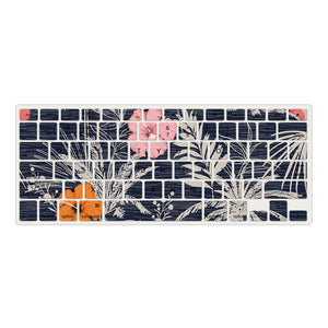 LuvCase Macbook Case -Flower Collection - Dark Flowers with Keyboard Cover, Screen Protector ,Sleeve ,USB Hub