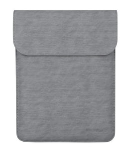LuvCase Laptop Sleeve - Leather Collection - 13 inch - Dark Grey Vertical