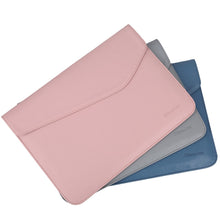 Load image into Gallery viewer, LuvCase Laptop Sleeve - Leather Collection - 13 inch - Light Pink Envelope Horizontal