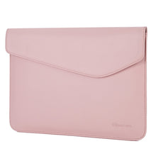 Load image into Gallery viewer, LuvCase Laptop Sleeve - Leather Collection - 13 inch - Light Pink Envelope Horizontal