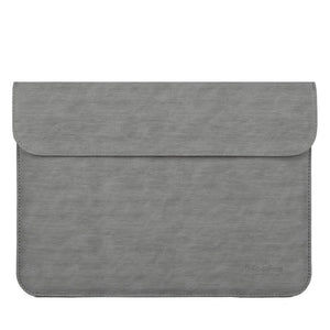 LuvCase Laptop Sleeve - Leather Collection - 13 inch - Dark Grey Horizontal